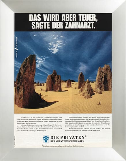 ANzeige für den Verband der Privaten Krankenversicherung PKV – Das wird aber teuer, sagte der Zahnazrt