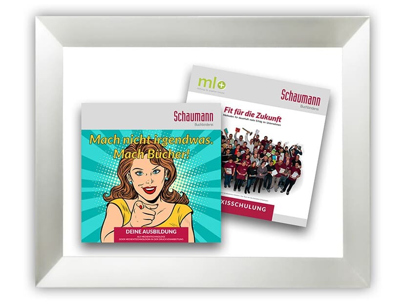 Highlight-Slide Grafik-DTP - Schaumann Broschüren