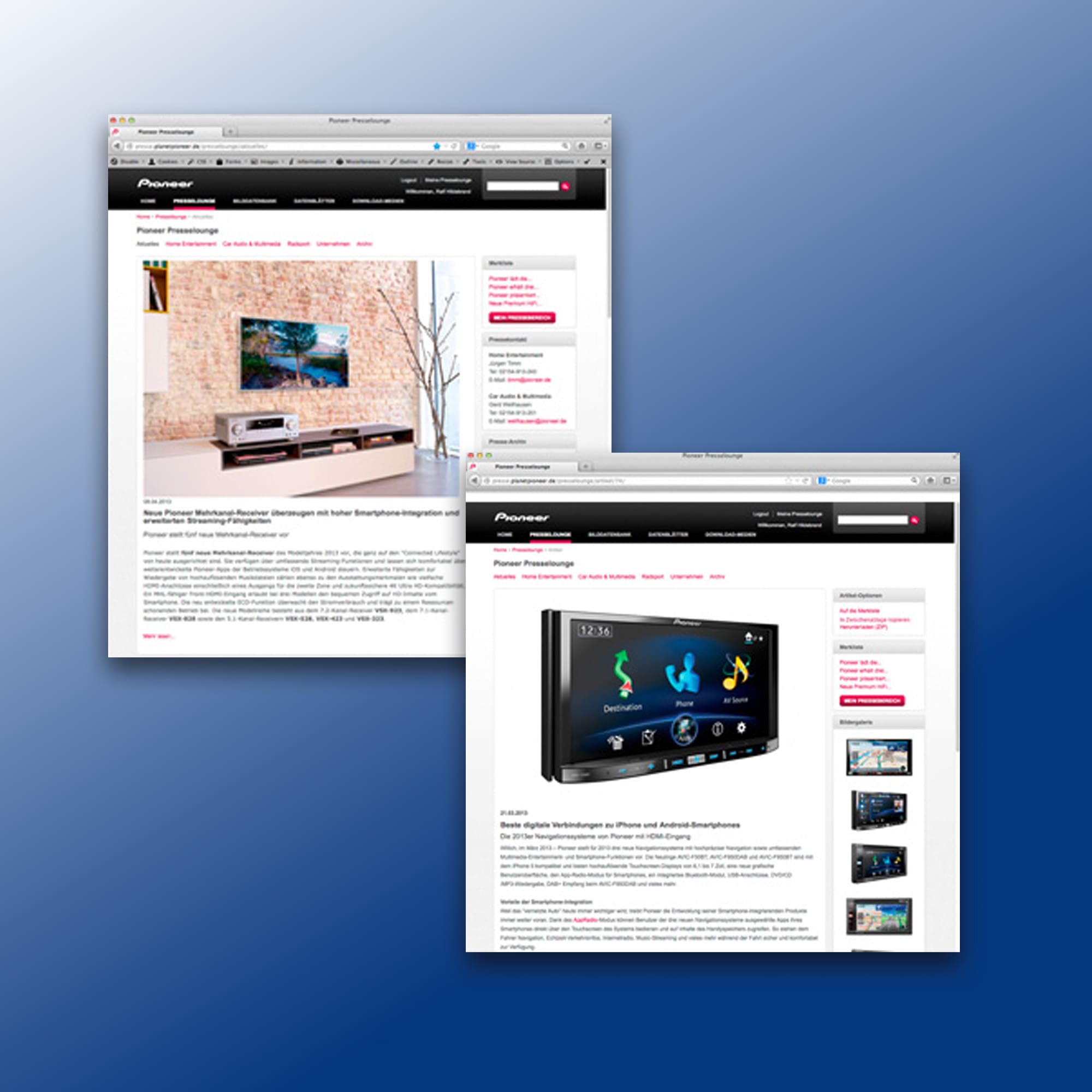 Pioneer Presselounge