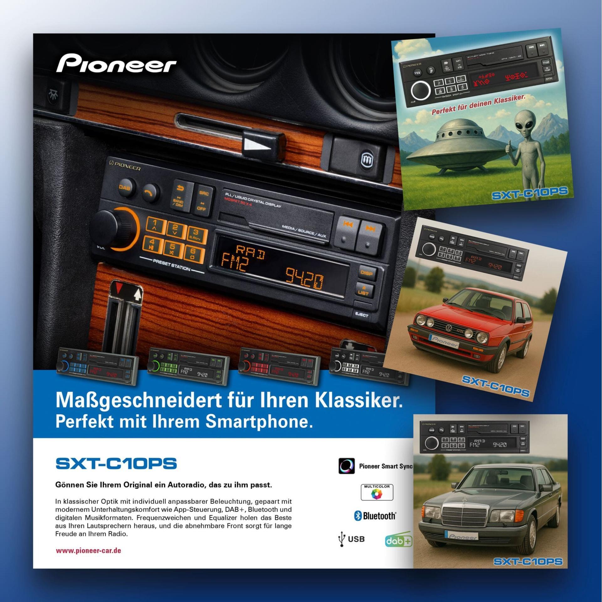 Beitragsbild zur Pioneer SXT-C10PS-Kampagne