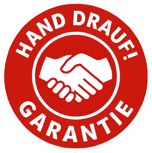 raaf/ kommunikation – Werbung mit Garantie – Siegel Hand-drauf-Garantie
