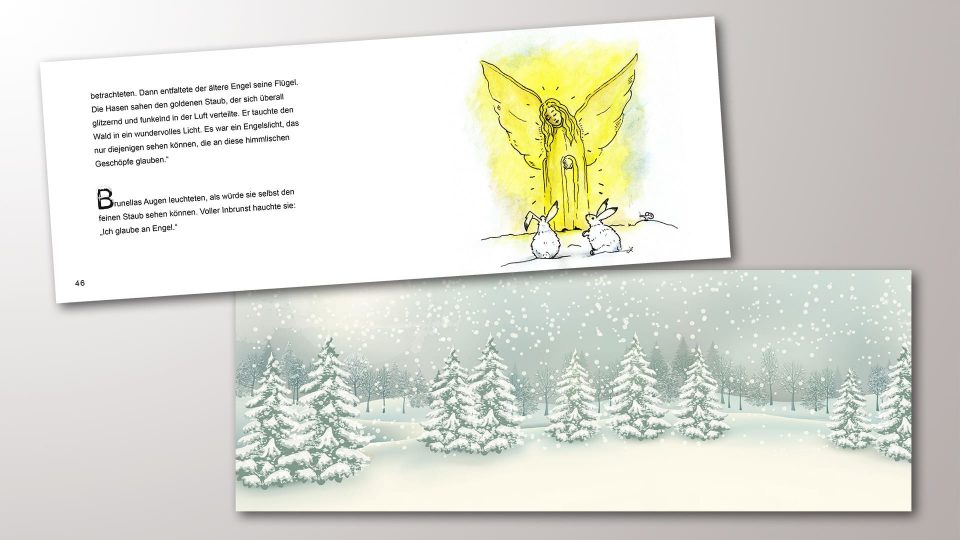 Bruno und Brunella Buchblock Beispielseiten