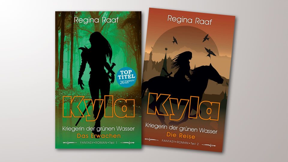 Buchumschläge KYLA – Kriegerin der grünen Wasser
