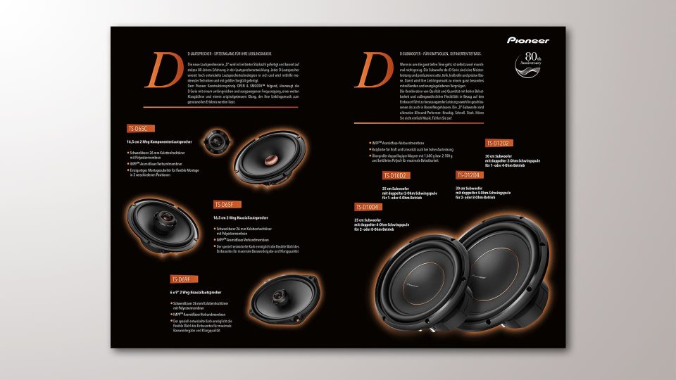 Pioneer-Prospekt D-Serie