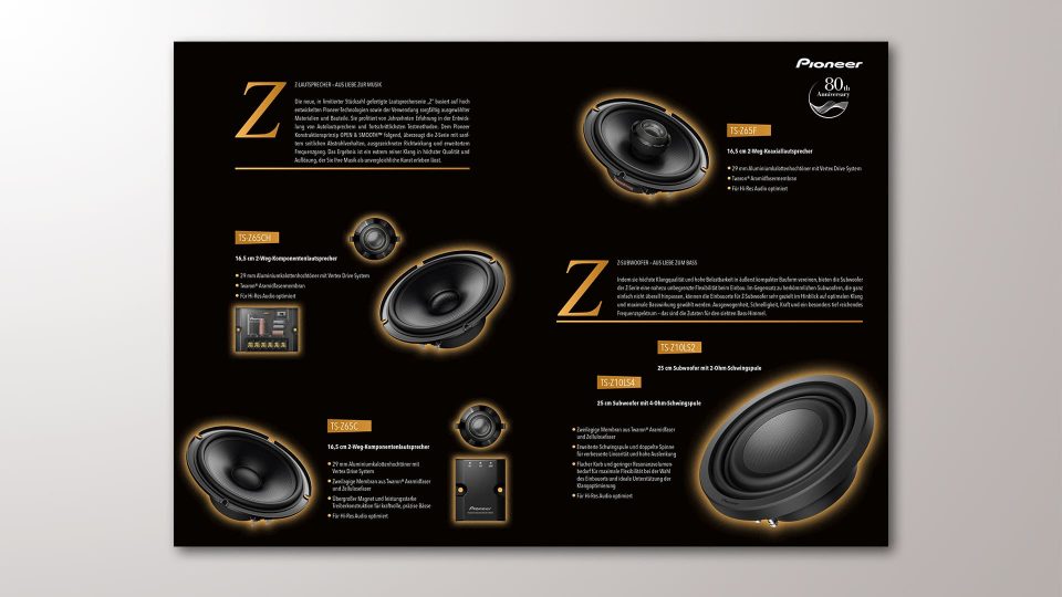 Pioneer-Prospekt Z-Serie