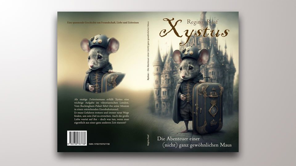 Buch Xystus – die Abenteuer einer nicht ganz gewöhnlichen Maus – Umschlag komplett