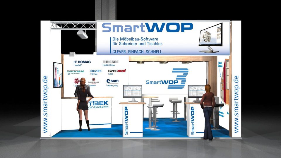 Tibek SmartWOP Messestand