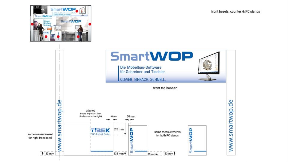 Tibek SmartWOP Messestand